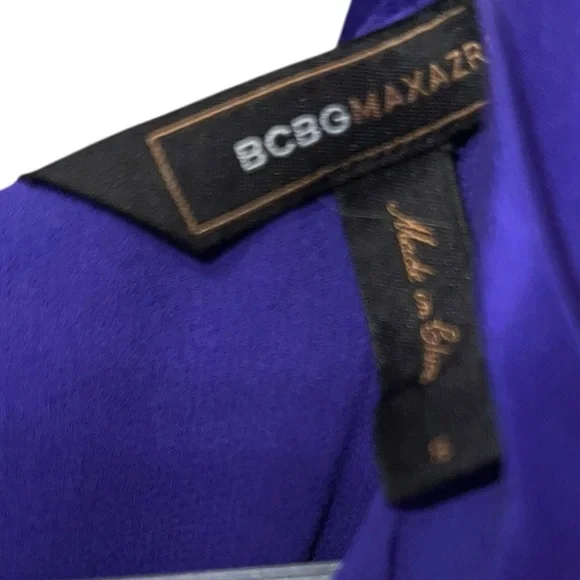 BCBG MaxAzria Purple & Black Bodycon Dress – Size Small - Picture 5 of 6